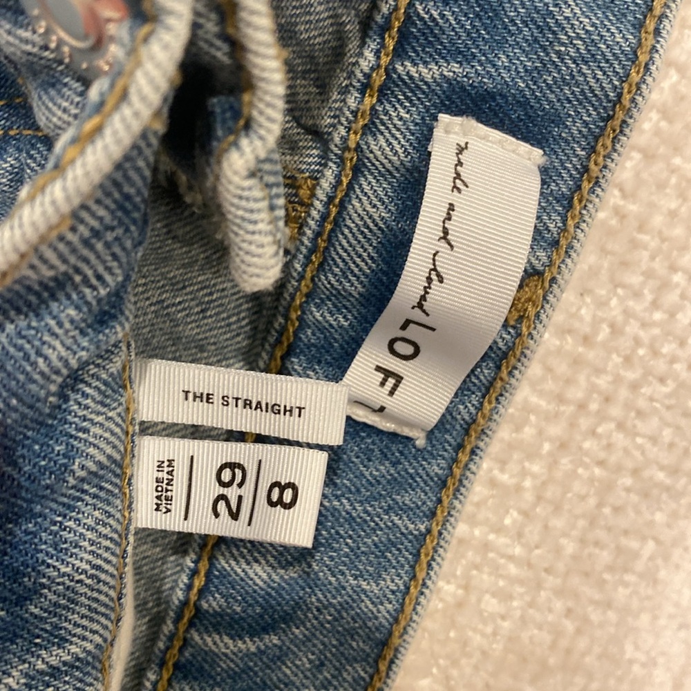 LOFT The Straight - Denim Jeans - Picture 4 of 4